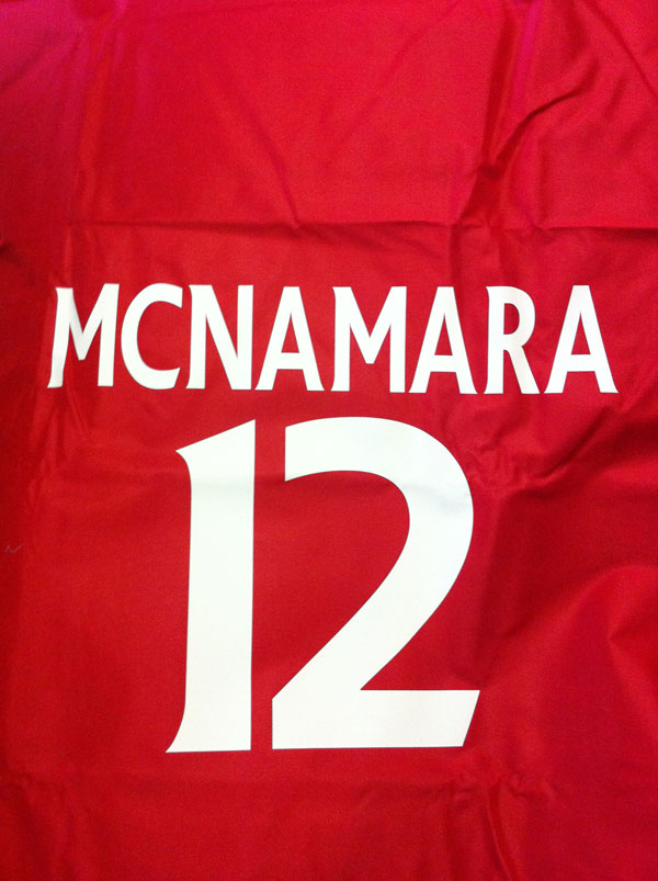 Football Crazy - any name and number, order and we'll email for your requirements - Printed BigBoy @ Bigboybeanbag.ie
